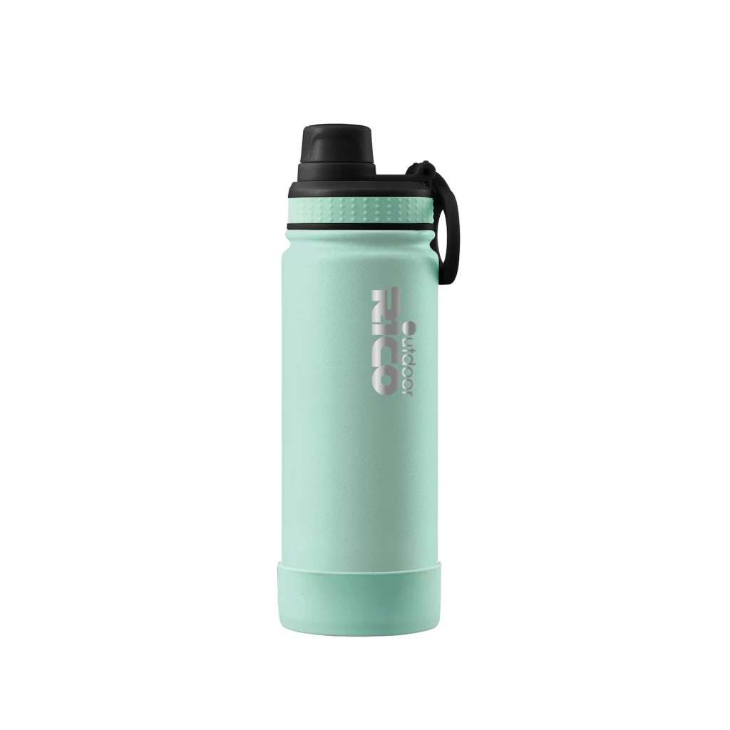 RICOOUTDOOR #316 旋蓋運動瓶 550ml 【薄荷綠、經典黑、本色】