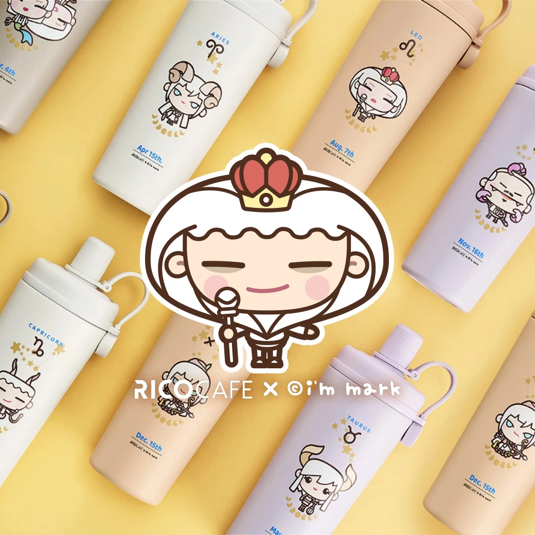 RICOCAFE 陶瓷塗層COOLID酷力杯800ml｜標準版健康環保不銹鋼