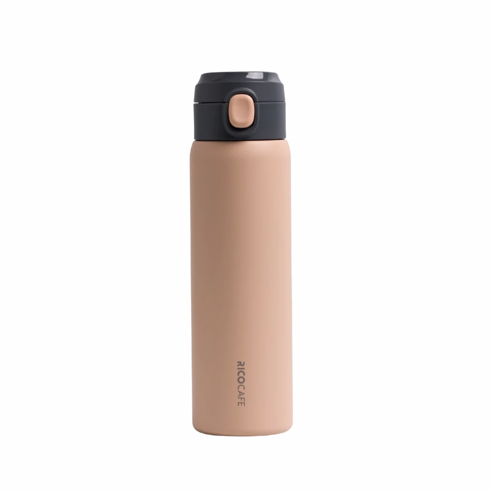 【RICOCAFE】One Touch 輕瓷彈跳保溫瓶 500ml