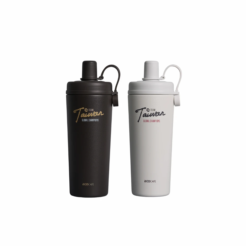 RICOCAFE】TEAM TAIWAN限定款酷力杯800ml 陶瓷塗層健康環保不銹鋼