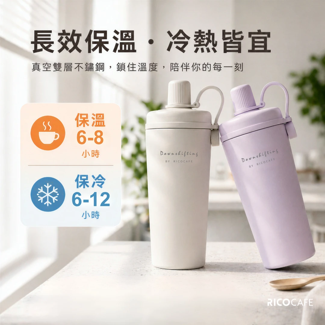 【RICOCAFE】酷力杯 800ml 陶瓷塗層