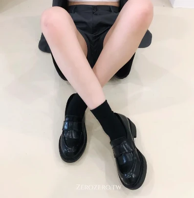 霧面復古樂福鞋