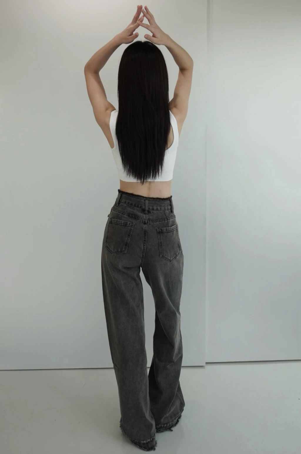 3種長度 絕美刷色落地褲
