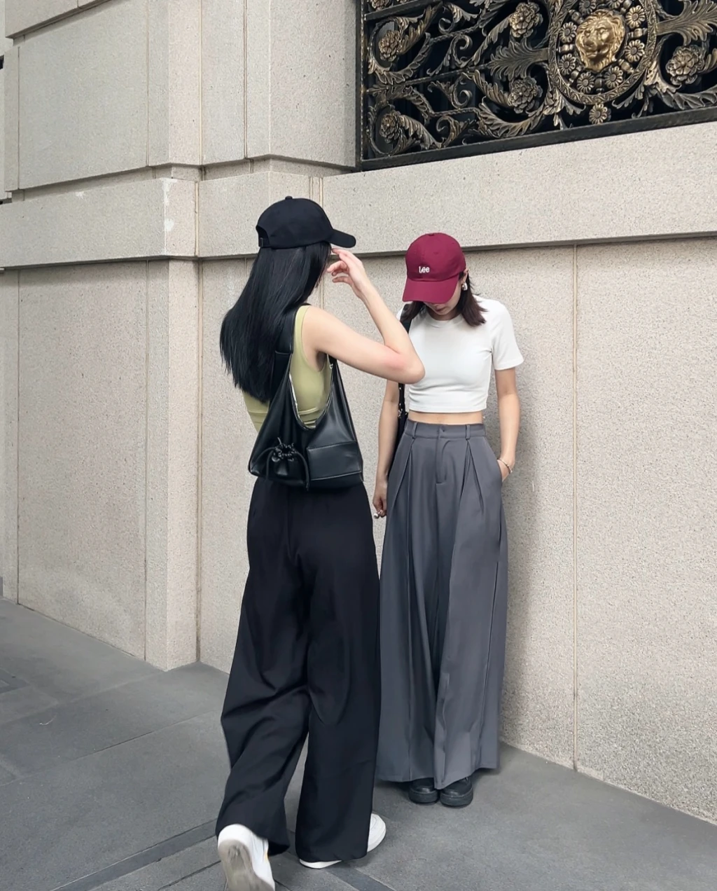 本期神褲！西裝壓褶落地褲