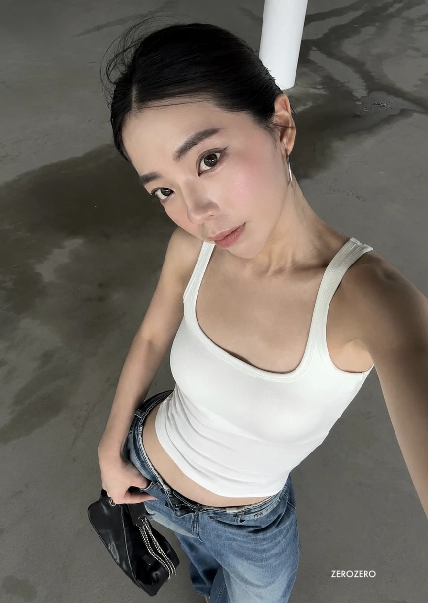 紙片腰！高彈棉質方領背心