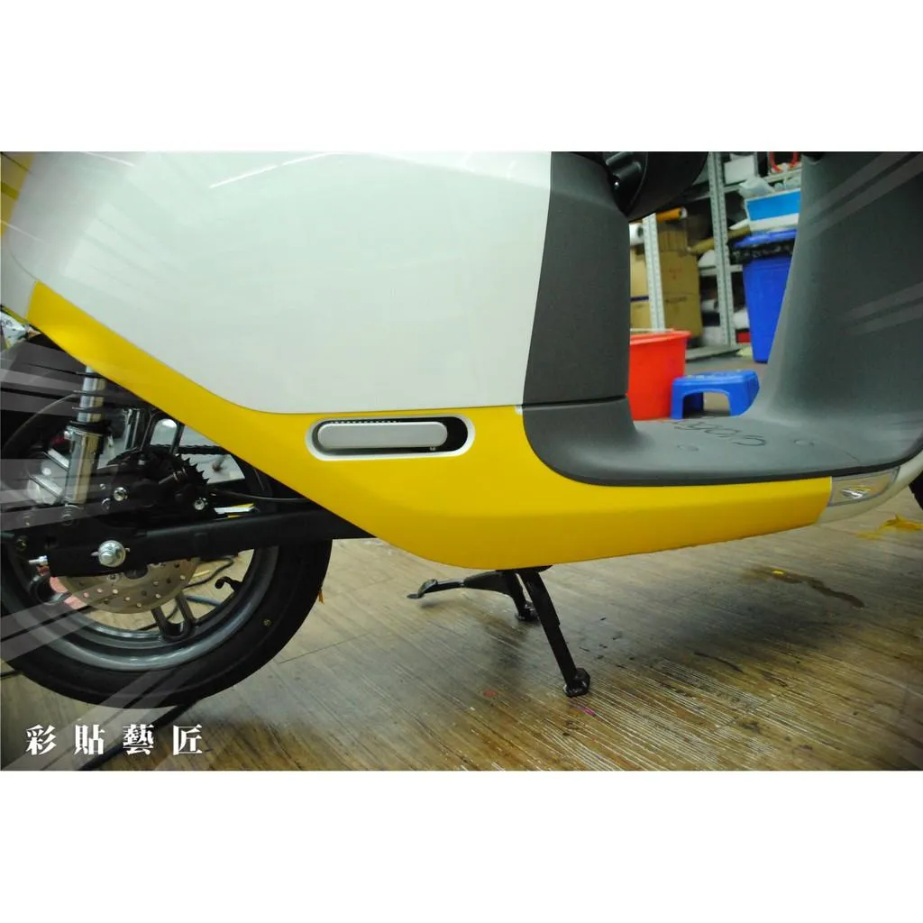 彩貼藝匠 GOGORO 2 兩側下側條 保護膜（一對）OMS歐馬斯｜3M品牌 TPU犀牛皮自體修復膜 防刮 抗UV