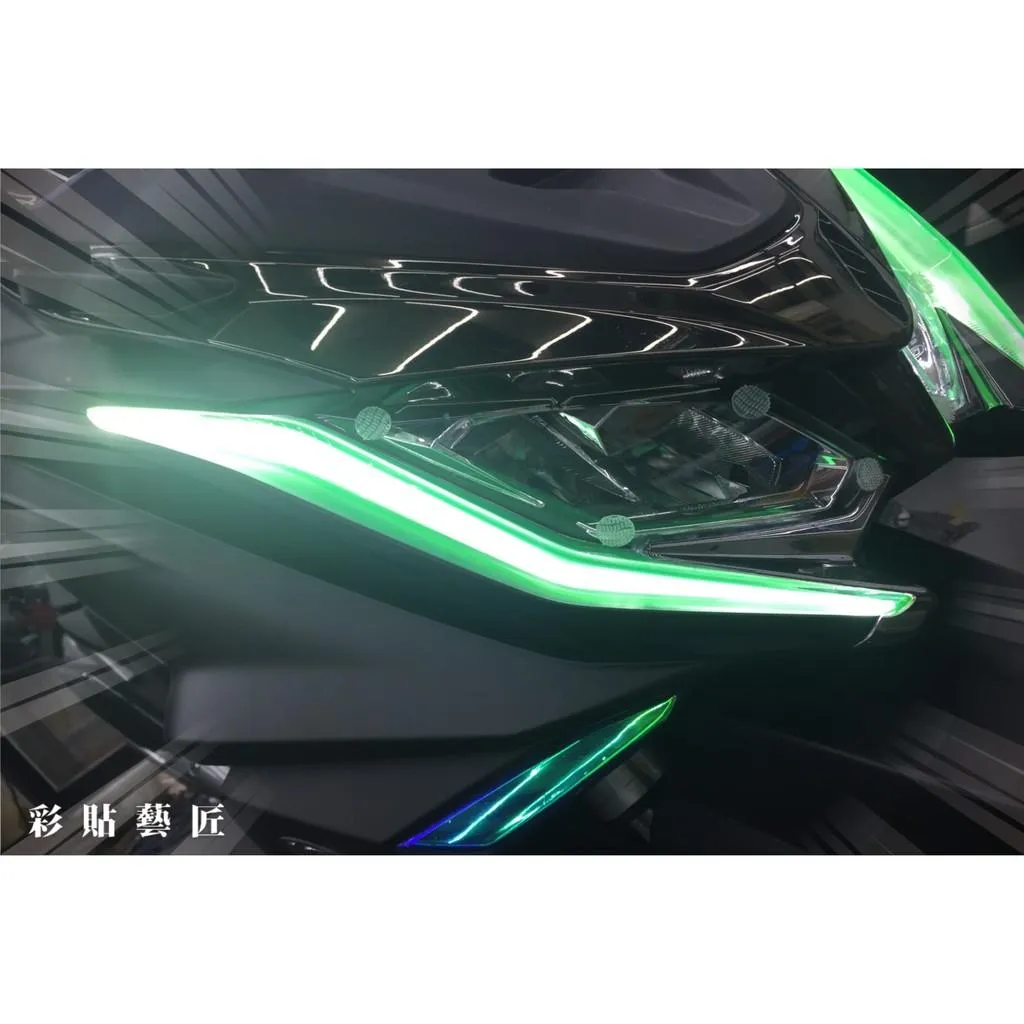 彩貼藝匠 AK550 一代 定位燈 保護膜（一對）OMS歐馬斯｜3M品牌 TPU犀牛皮自體修復膜 防刮 抗UV 保護膜