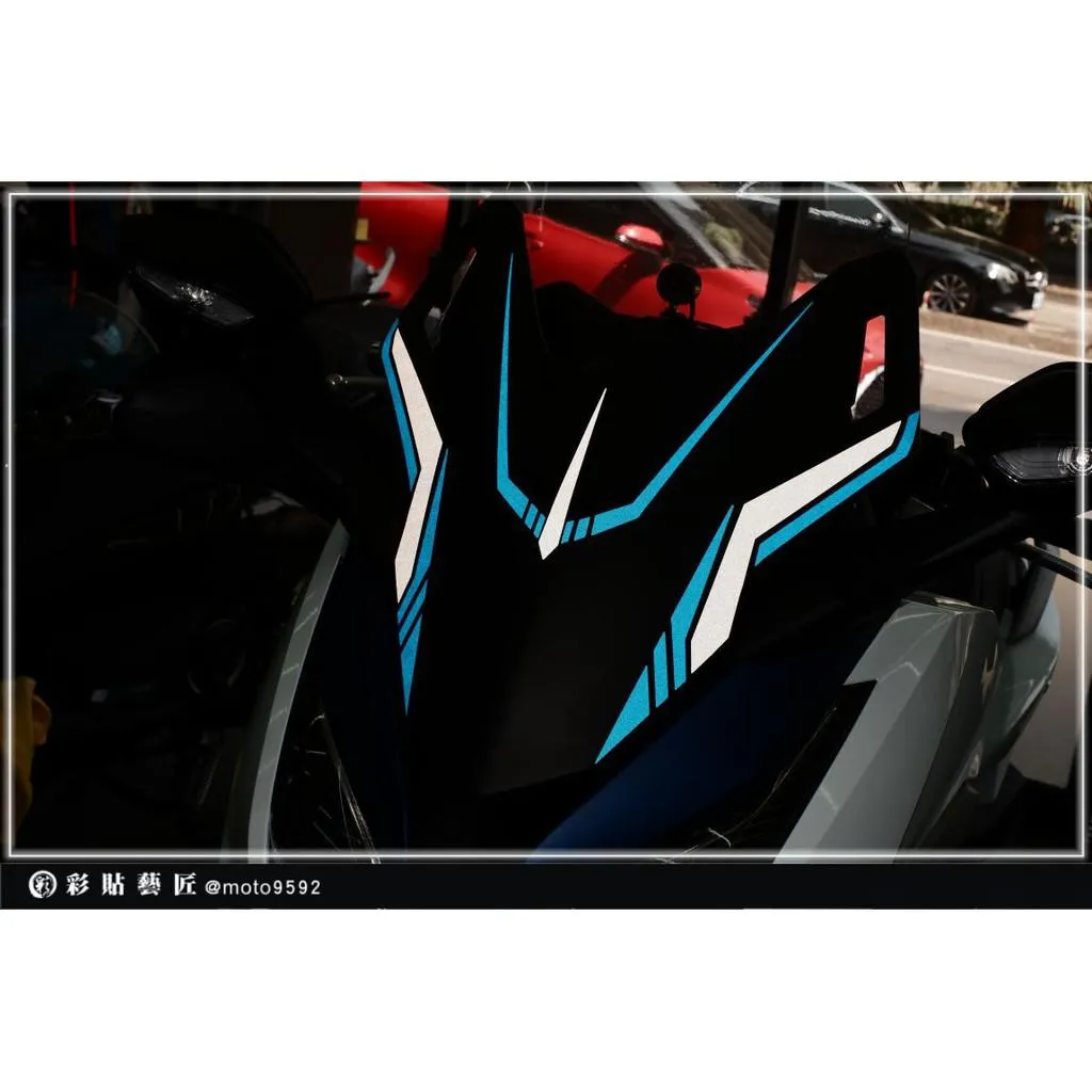 彩貼藝匠 2021／2023 FORZA 350（通用）大盾拉線K002 3M反光貼紙 拉線設計 裝飾 機車貼紙 車膜