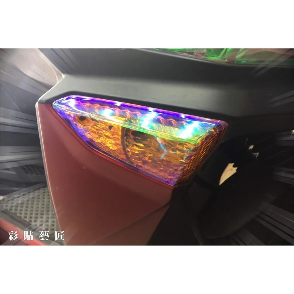 彩貼藝匠 JET POWER 前方向燈 保護膜（一對）OMS歐馬斯｜3M品牌 TPU犀牛皮自體修復膜 防刮 抗UV