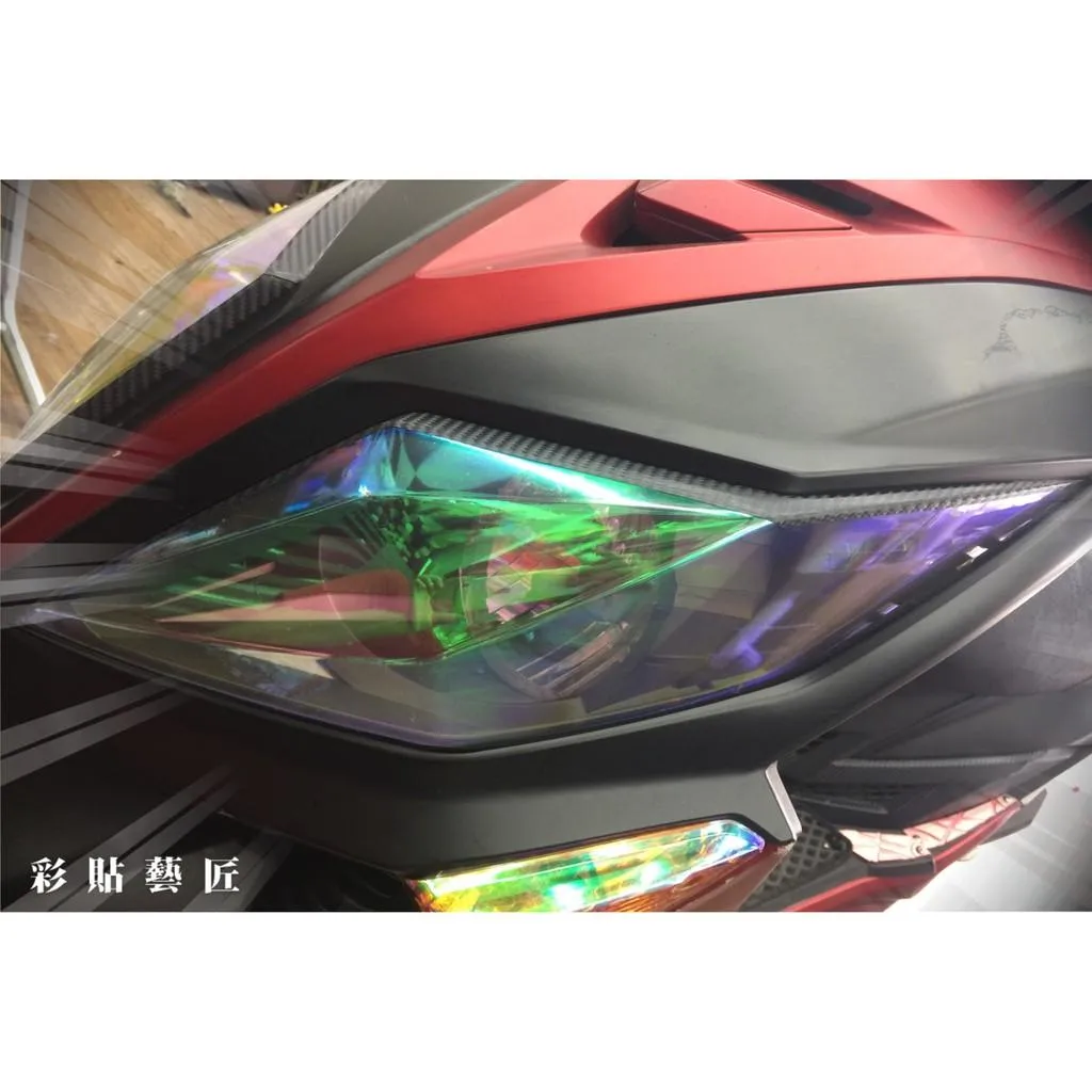 彩貼藝匠 JET POWER 燈眉+大燈 保護膜（一對）OMS歐馬斯｜3M品牌 TPU犀牛皮自體修復膜 防刮 抗UV