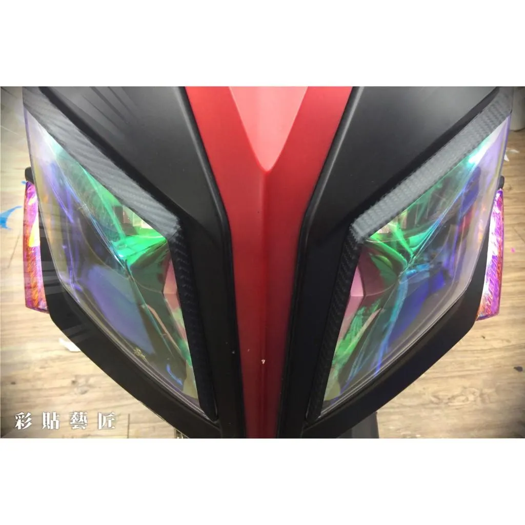 彩貼藝匠 JET POWER 燈眉+大燈 保護膜（一對）OMS歐馬斯｜3M品牌 TPU犀牛皮自體修復膜 防刮 抗UV