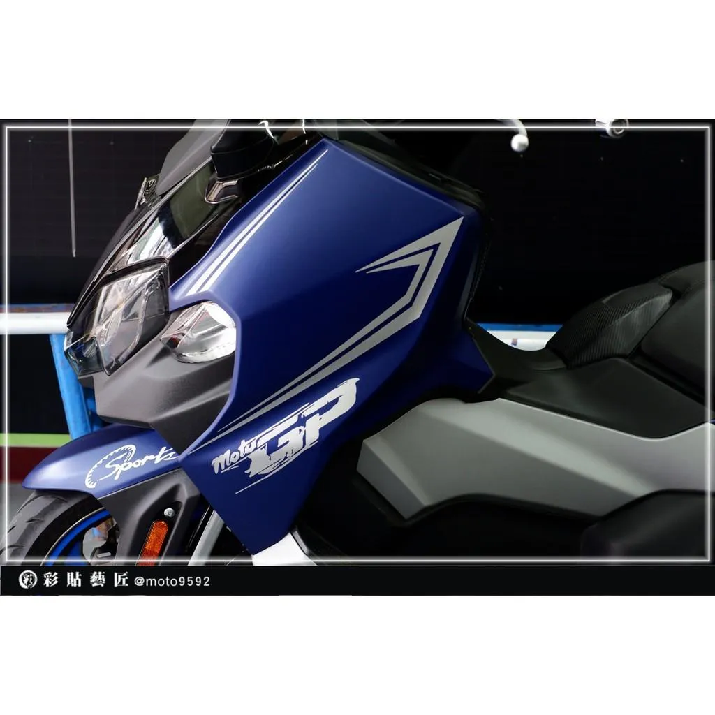 彩貼藝匠 TL 500/TL 508(通用)前側板拉線 A019(一對)3M反光貼紙 ORACAL螢光貼 拉線設計