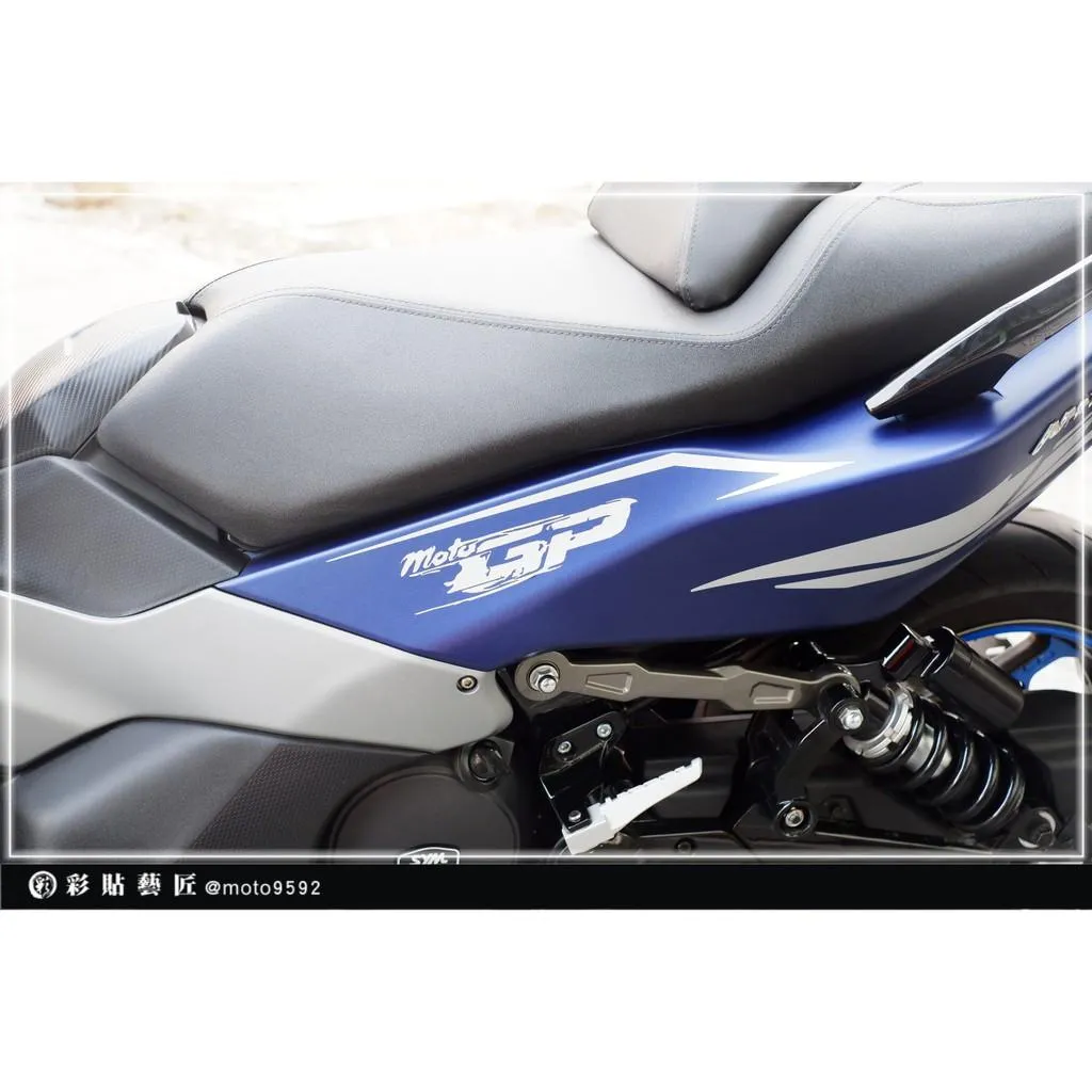 彩貼藝匠 TL 500／TL 508（通用）後車殼拉線 A008（一對）3M反光貼紙 ORACAL螢光貼 拉線設計 裝飾