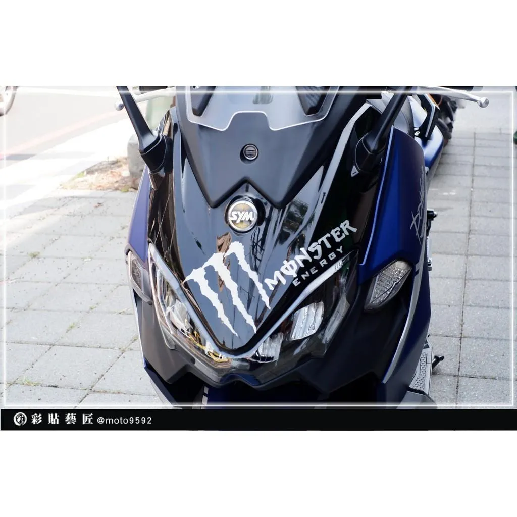 彩貼藝匠 TL 500／TL 508（通用）大盾拉線 A001 3M反光貼紙 ORACAL螢光貼 拉線設計