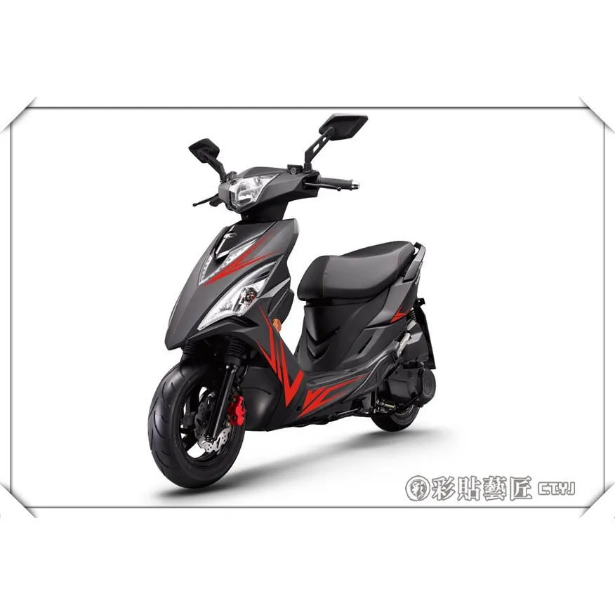 彩貼藝匠 VJR 125 全車拉線 B04 3M反光貼紙 ORACAL螢光貼 拉線設計 裝飾 機車貼紙 車膜
