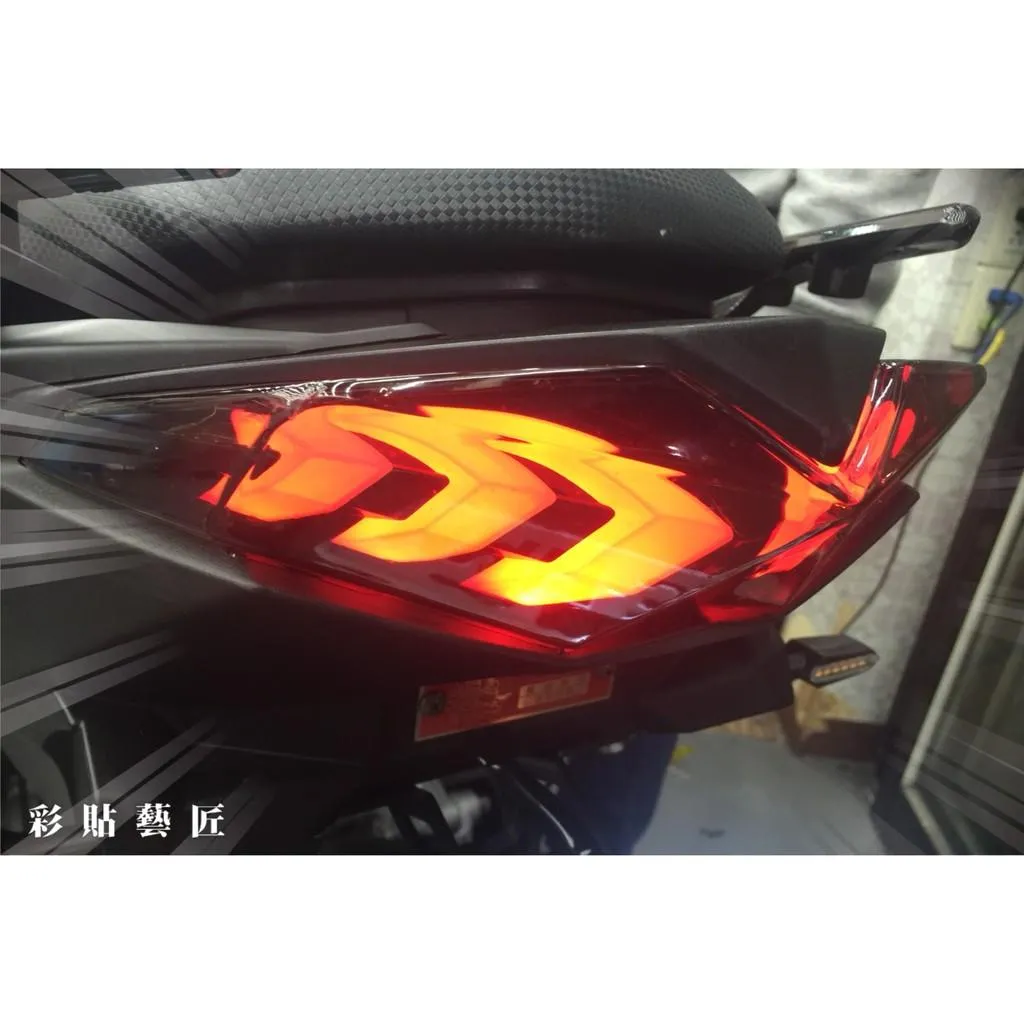 彩貼藝匠 FORCE 一代 155 尾燈 保護膜 OMS歐馬斯｜3M品牌 TPU犀牛皮自體修復膜 防刮 抗UV 保護膜