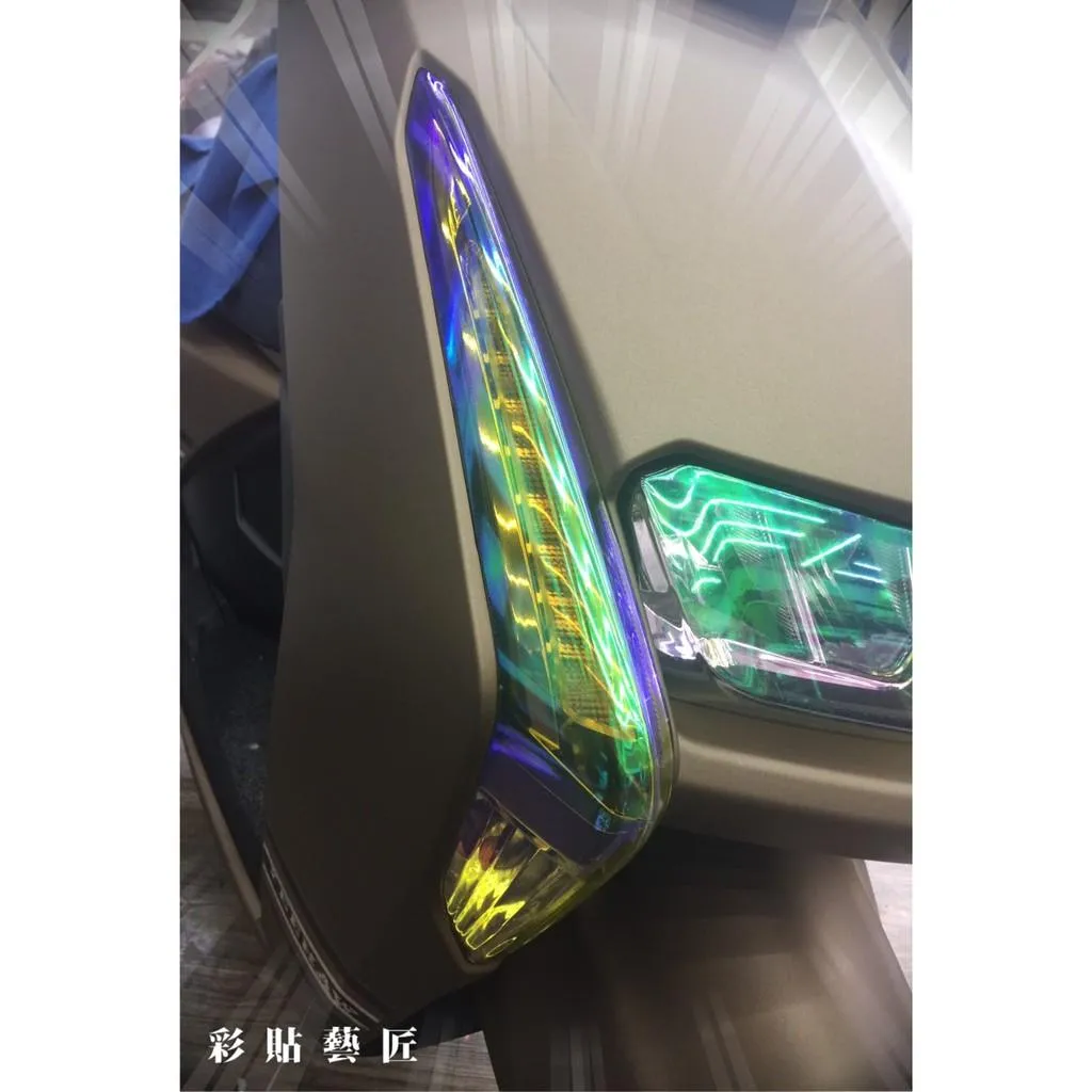 彩貼藝匠 LIMI 115 前方向燈 保護膜（一對）OMS歐馬斯｜3M品牌 TPU犀牛皮自體修復膜 幻彩 防刮 抗UV