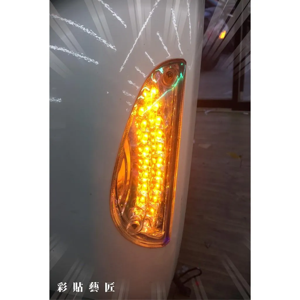 彩貼藝匠 MANY 110（新／舊款）前方向燈 保護膜（一對）OMS歐馬斯｜3M品牌 TPU犀牛皮自體修復膜 防刮