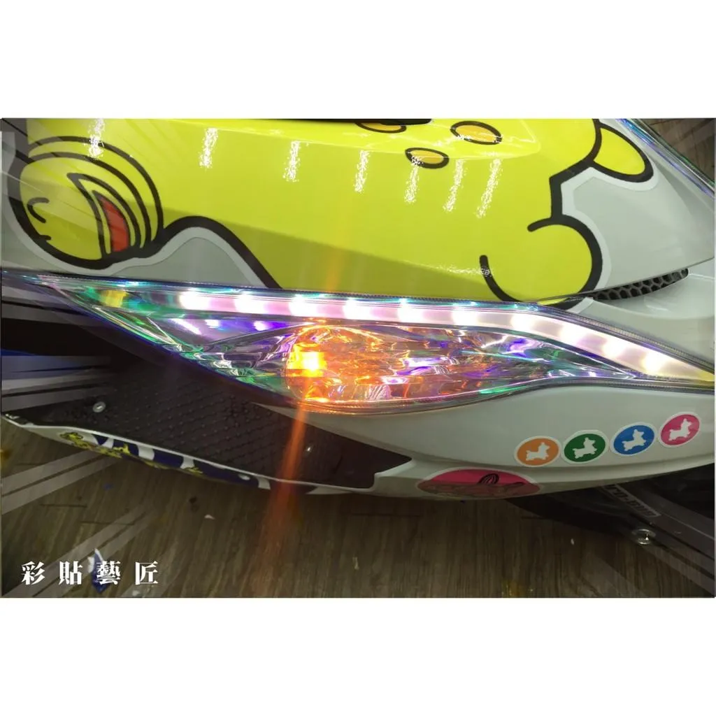 彩貼藝匠 Z1 前方向燈 保護膜（一對）OMS歐馬斯｜3M品牌 TPU犀牛皮自體修復膜 幻彩 防刮 抗UV 保護 燈膜