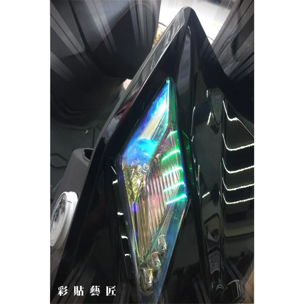 彩貼藝匠 Z1 attila 前方向燈 保護膜（一對）OMS歐馬斯｜3M品牌 TPU犀牛皮自體修復膜 幻彩 防刮 抗UV