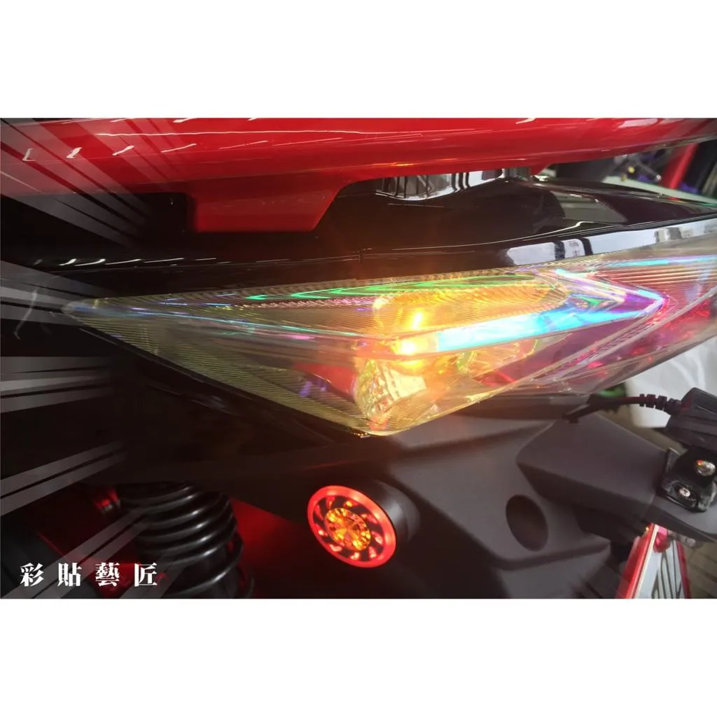 彩貼藝匠 Z1 attila／Z1 attila S（通用）後方向燈 保護膜（一對）OMS歐馬斯｜3M品牌 TPU犀牛皮