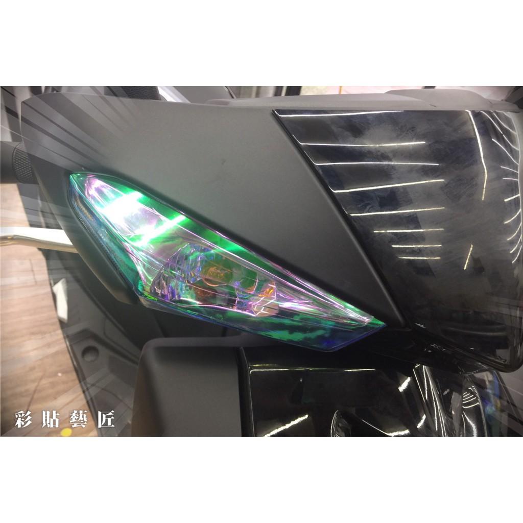 彩貼藝匠 勁戰四代 前方向燈 保護膜（一對）OMS歐馬斯｜3M品牌 TPU犀牛皮自體修復膜 防刮 抗UV 保護膜