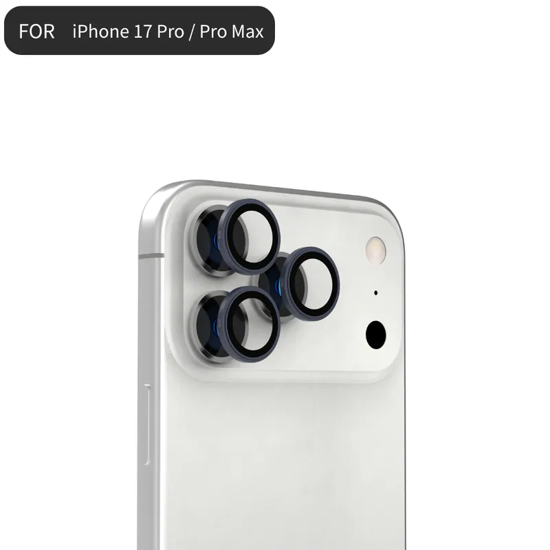 【普格爾PureGear】iPhone 17Pro / 17ProMax 藍寶石金屬框鏡頭保護貼