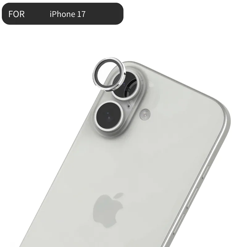 【普格爾PureGear】iPhone 17  / 16Plus / 16 藍寶石金屬框鏡頭保護貼