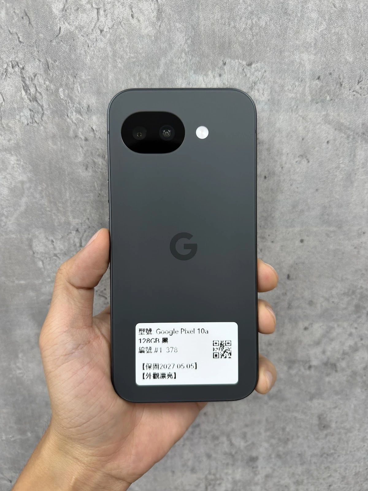 #1-378 Google Pixel 10a 128GB 黑色