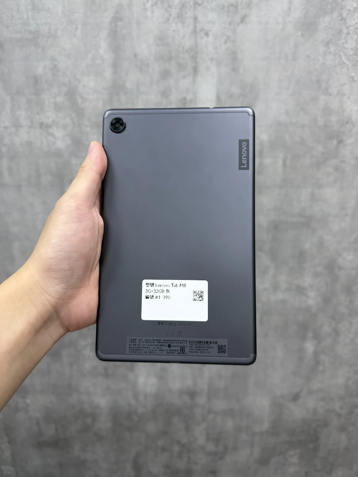 #1-390 Lenovo Tab M8 3G+32GB 灰色