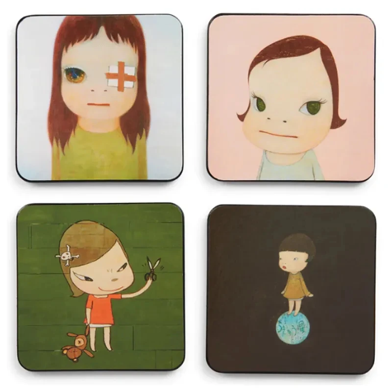 Yoshitomo Nara 奈良美智杯墊組 (Set of 4)