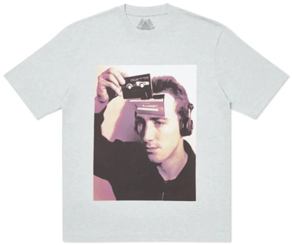PALACE DECKHEAD T-SHIRT GREY MARL