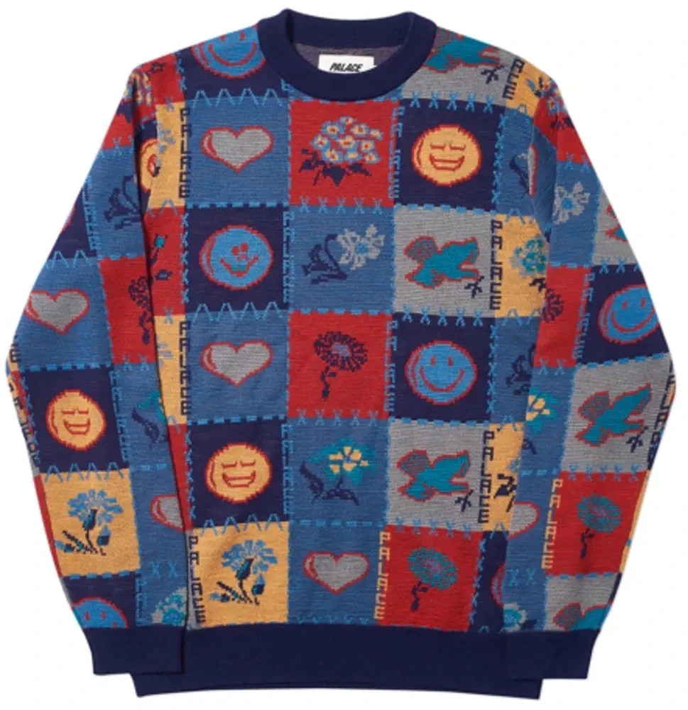PALACE LOVE DOVE KNIT PURPLE
