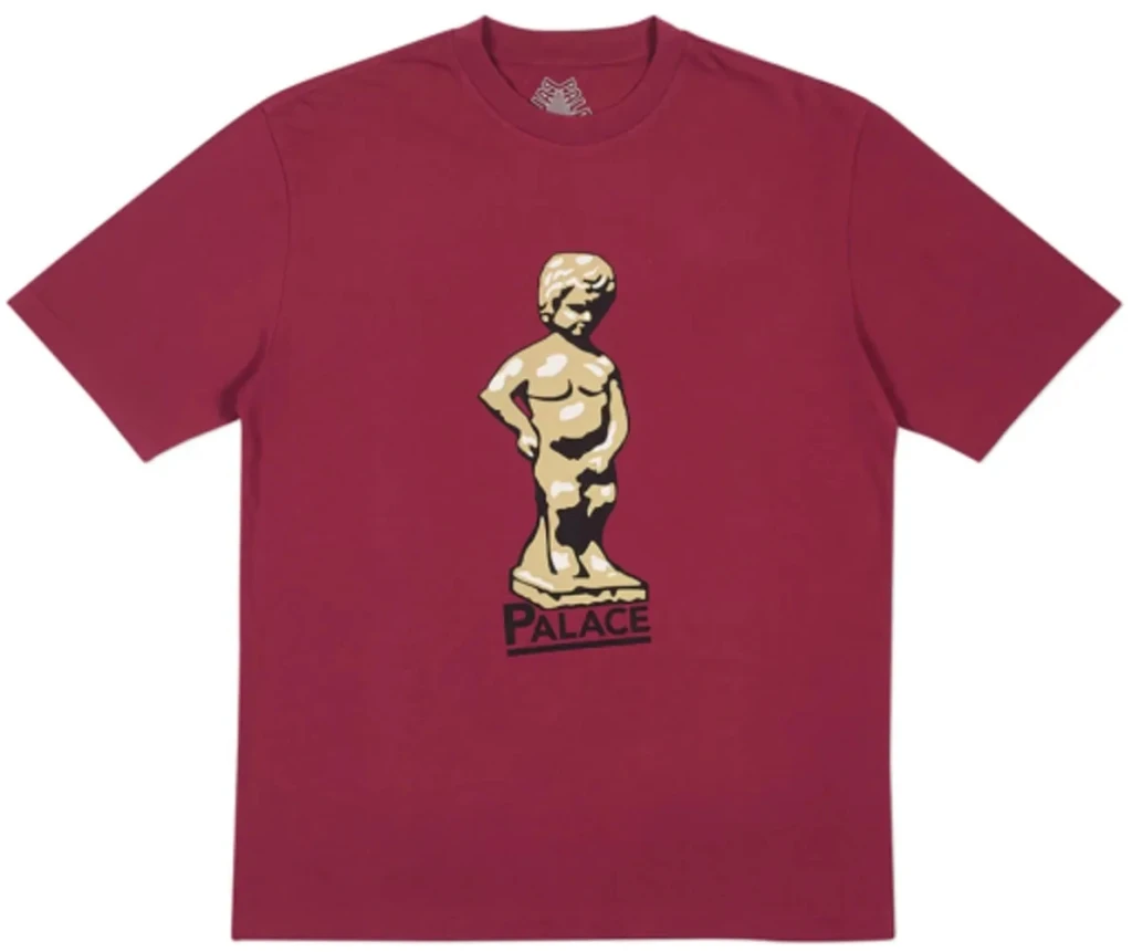 PALACE JIMMY PIDDLE T-SHIRT CHERRY RED