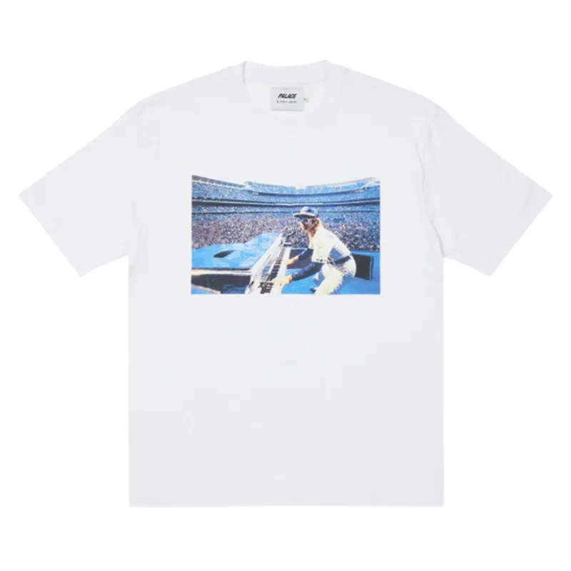 PALACE / ELTON JOHN PIANO T-SHIRT WHITE