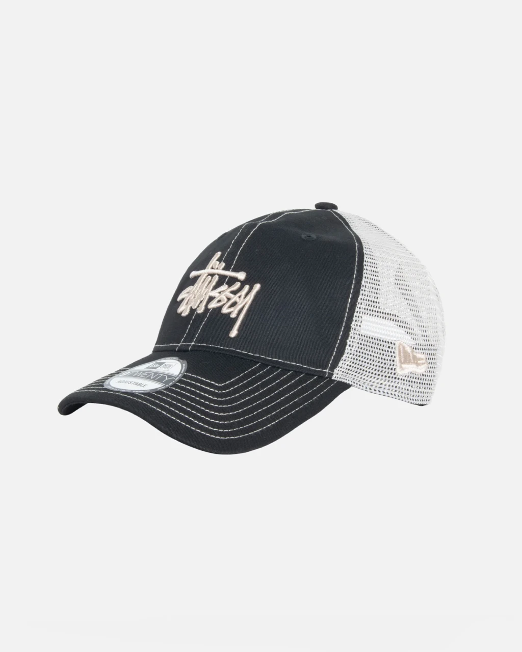 未使用StüssyNewEra9Twenty Basic Trucker Cap Buy Stussy New Era 9TWENTY Basic Trucker 'Stone' - 1311126