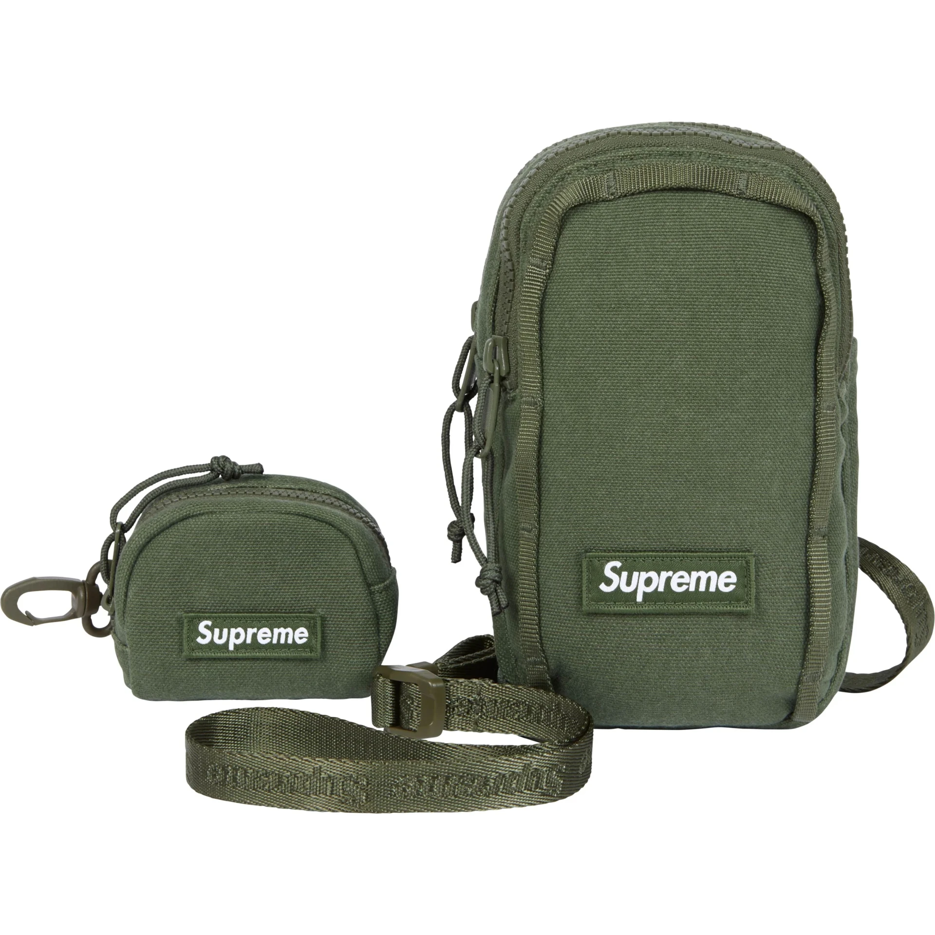 SUPREME 25SS CAMERA BAG + MINI POUCH OLIVE