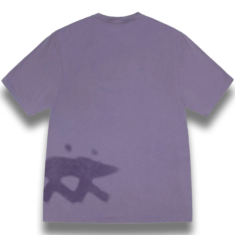 STÜSSY LOW TIDE TEE PIGMENT DYED GRAPE