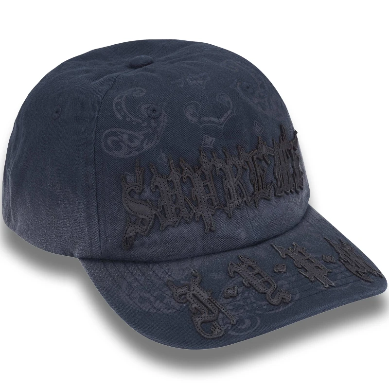 SUPREME LEATHER APPLIQUÉ 6-PANEL