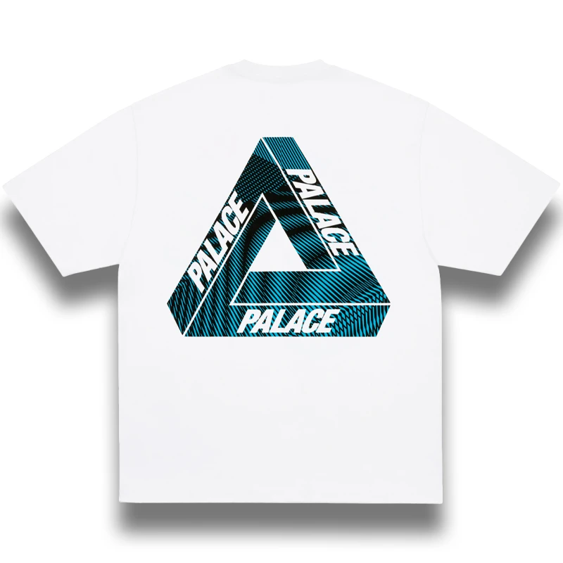 PALACE TRI-VEX T-SHIRT WHITE / BLUE