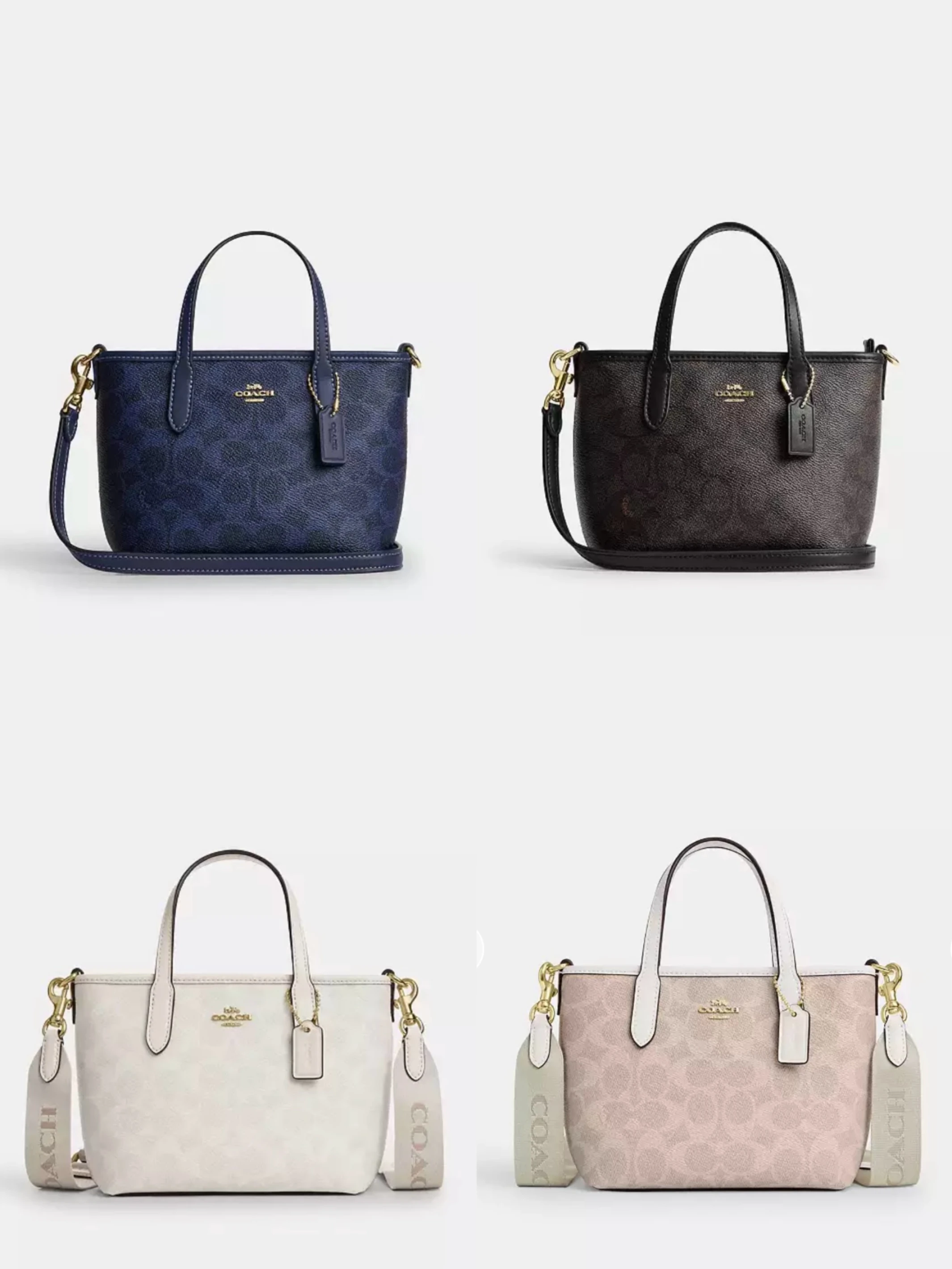 coach mini city tote