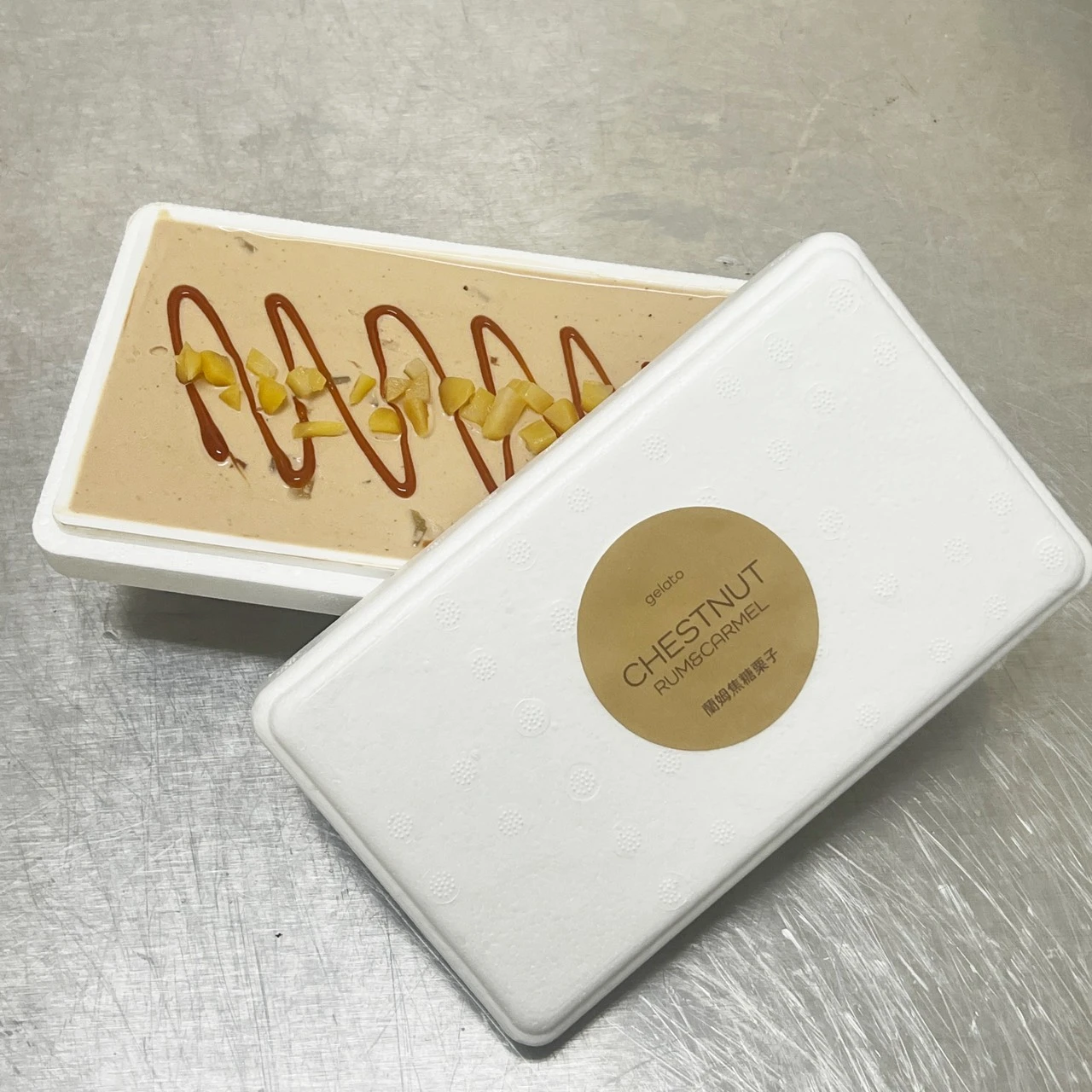 蘭姆焦糖栗子 Gelato｜500ml