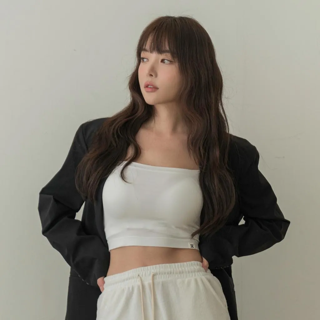 Dorosiwa | 平口冰絲感Bra Top 一般/ 短版