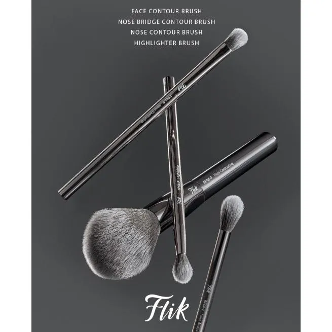FLIK｜臉部輪廓刷具 4種
