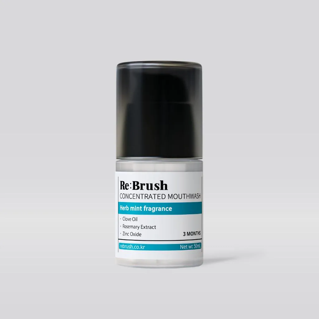 Re:Brush｜100倍高濃縮漱口水 50ml (丁香/綠茶)