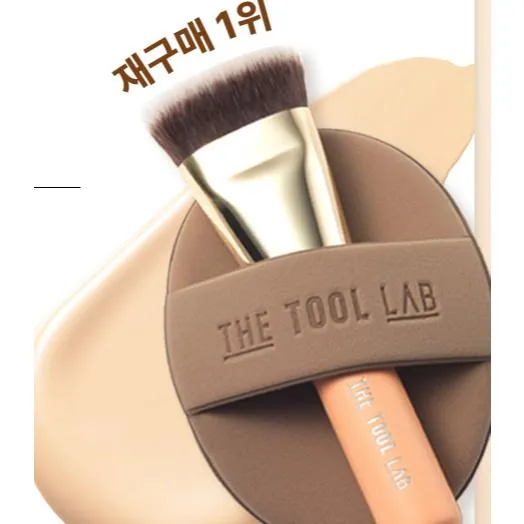 THE TOOL LAB｜貼膚水光粉底刷雙件組