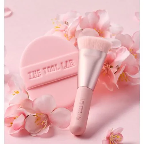 THE TOOL LAB｜櫻花限定版光澤粉撲刷具組