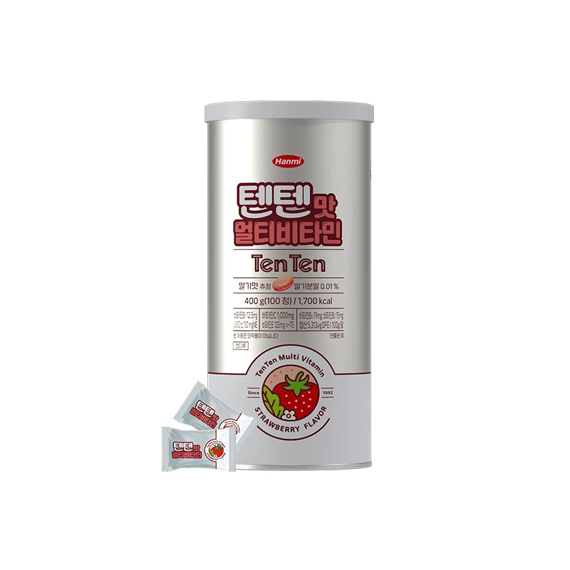 Hanmi | TENTEN 草莓風味綜合維生素咀嚼錠(400g/100錠)
