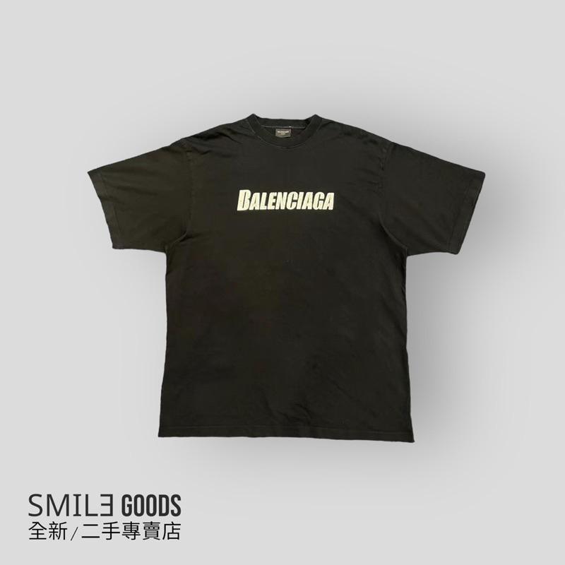 [SMILE] Balenciaga 巴黎世家 黑色做舊裂紋短袖