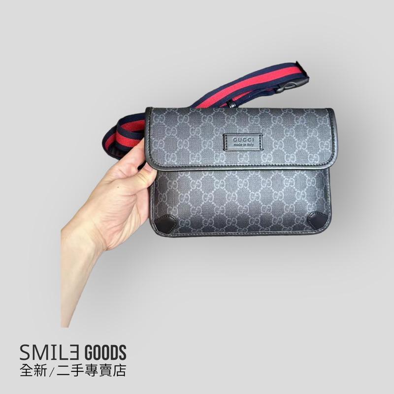 [SMILE] Gucci老花黑色胸包腰包
